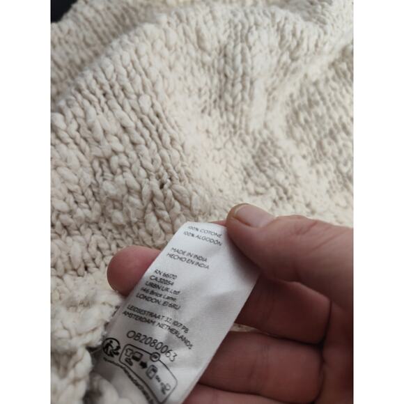 Anthropologie Pilcro Cozy Crew Neck Sweater Cream OS - Picture 7 of 10